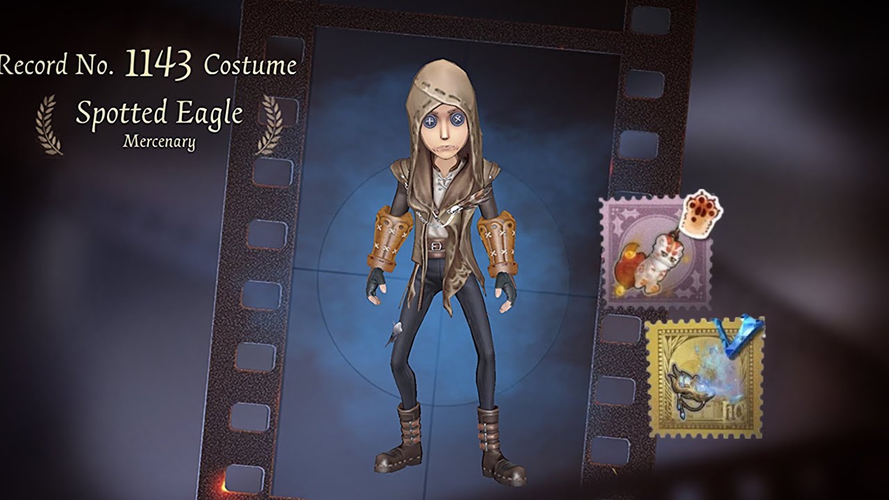 Identity V | Playing Mercenary New B Tier Skin “Spotted Eagle”!!! Handsome and Dashing as Usual! 