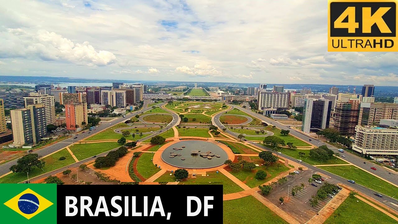 4K City Walk in Brasilia - виртуальный тур по улицам столицы Бразилии, 2021 год