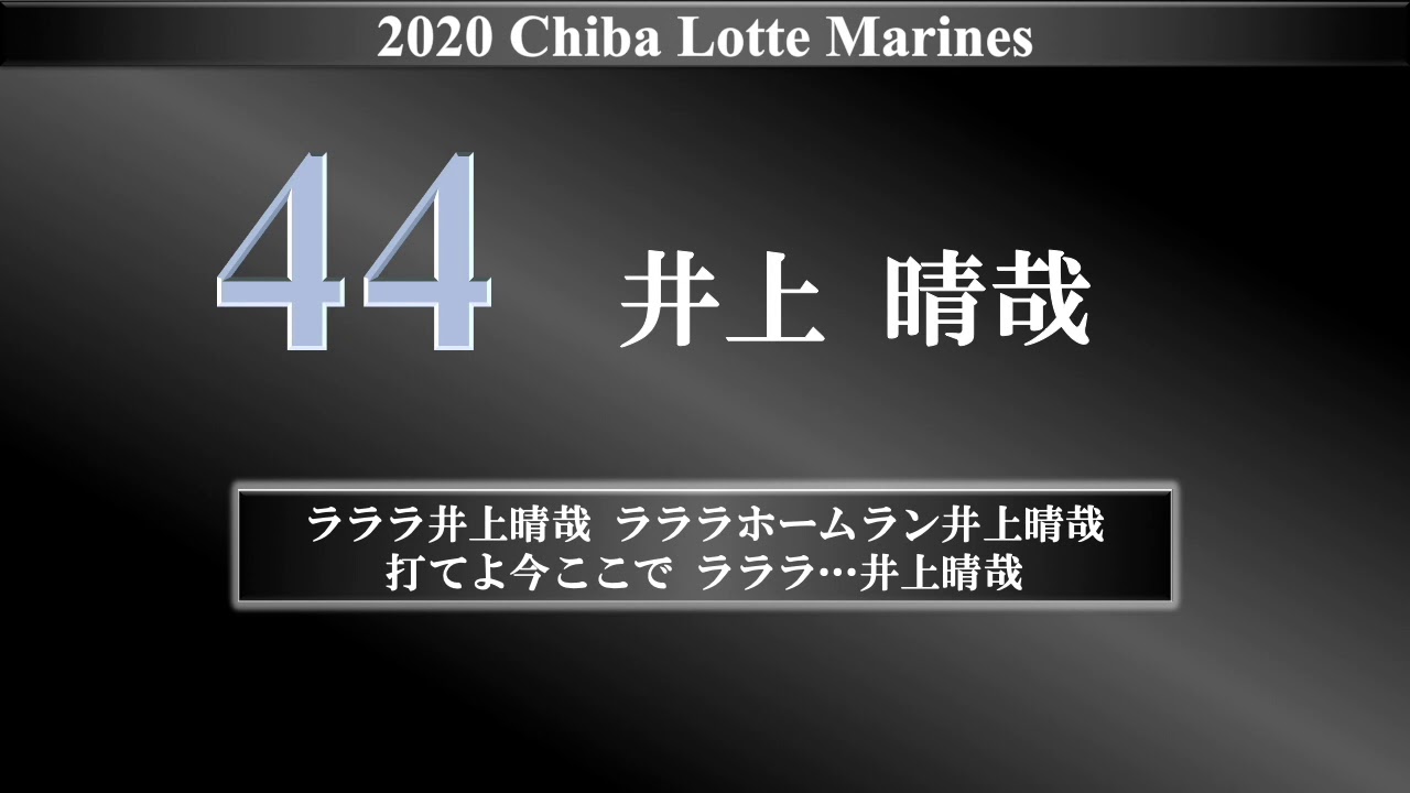 2020 千葉ロッテマリーンズ 全選手応援歌メドレー
