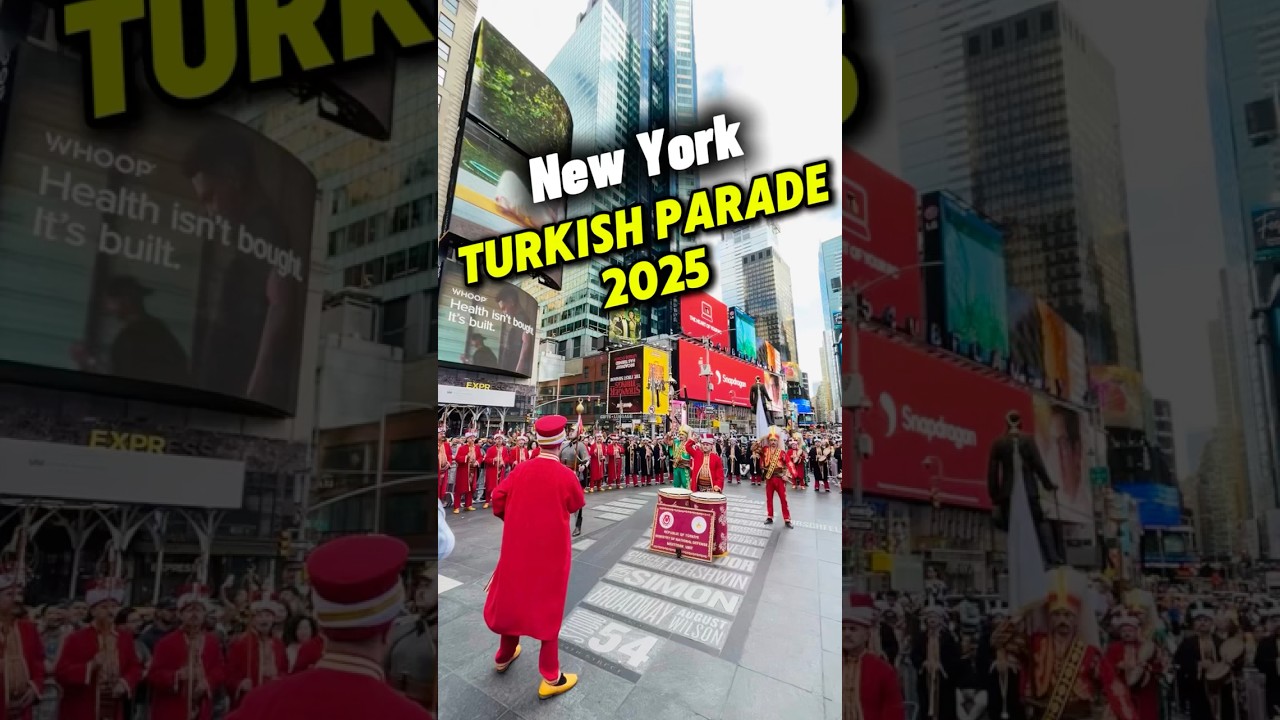 Turkish Parade 2025 🇹🇷 | NYC Streets Come Alive! 