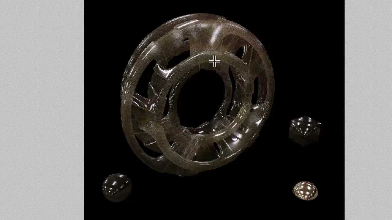 Hypertexture driven ambient reflection mapping and scattering - by David Brinnen.