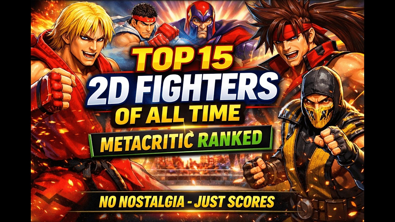 Top 15 metascoring 2d fighters of all time!