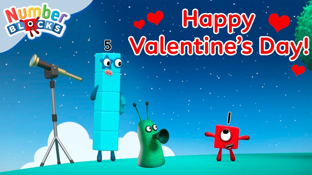 La Saint-Valentin ! ❤️ | Épisodes complets - Compilation d'une heure | Dessin animés | Numberblocks