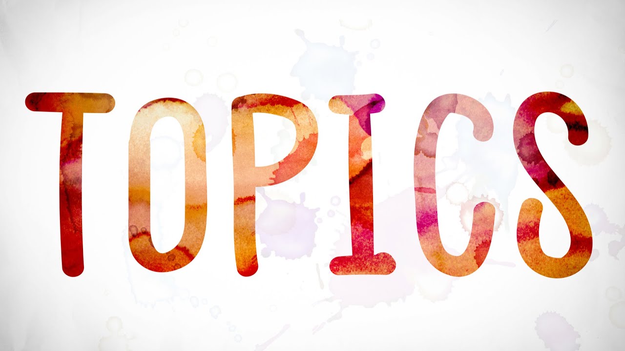Topics, Part 2: The Difference Between Purpose and Calling