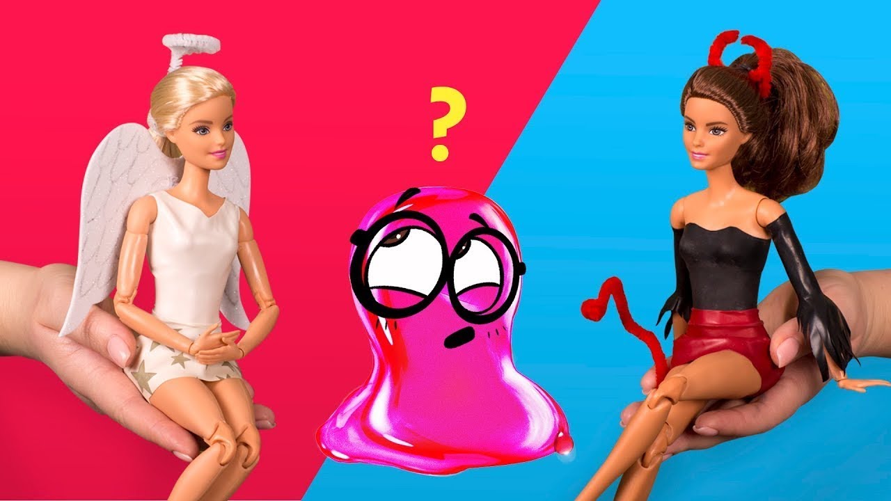 😇BUENO vs 😈MALO: ¡Batalla de unicornios, muñecas y juguetes de doble cara!