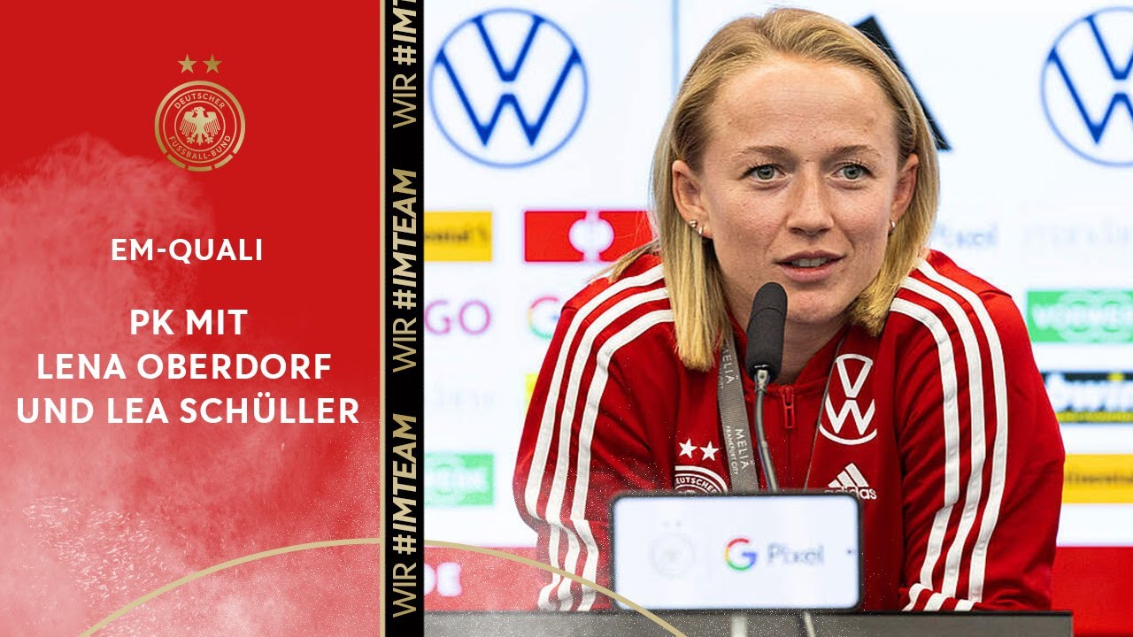 PK mit Lena Oberdorf und Lea Schüller