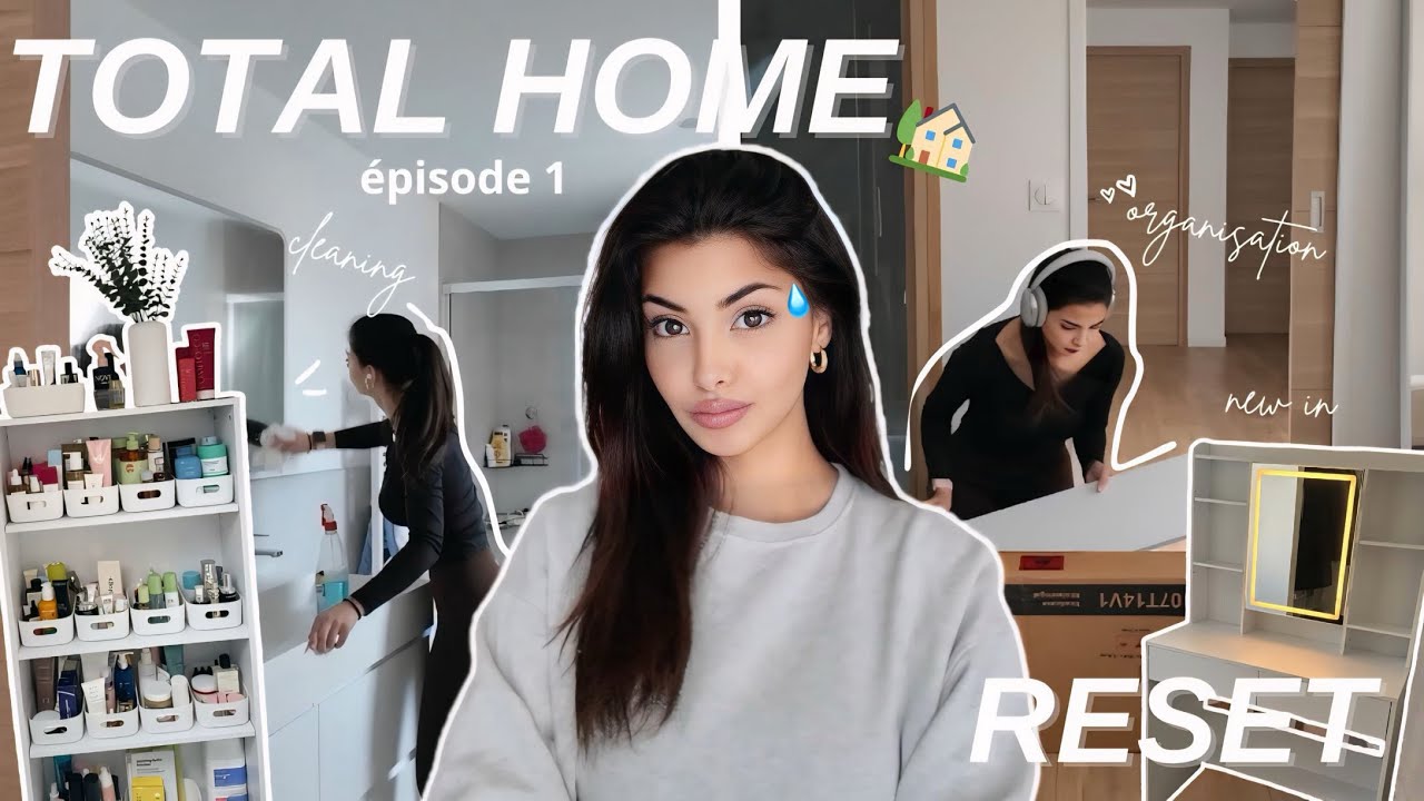 TOTAL HOME RESET ep1 🏡 | Nouveaux Meubles, Rangement et Organisation - Lisa Ngo