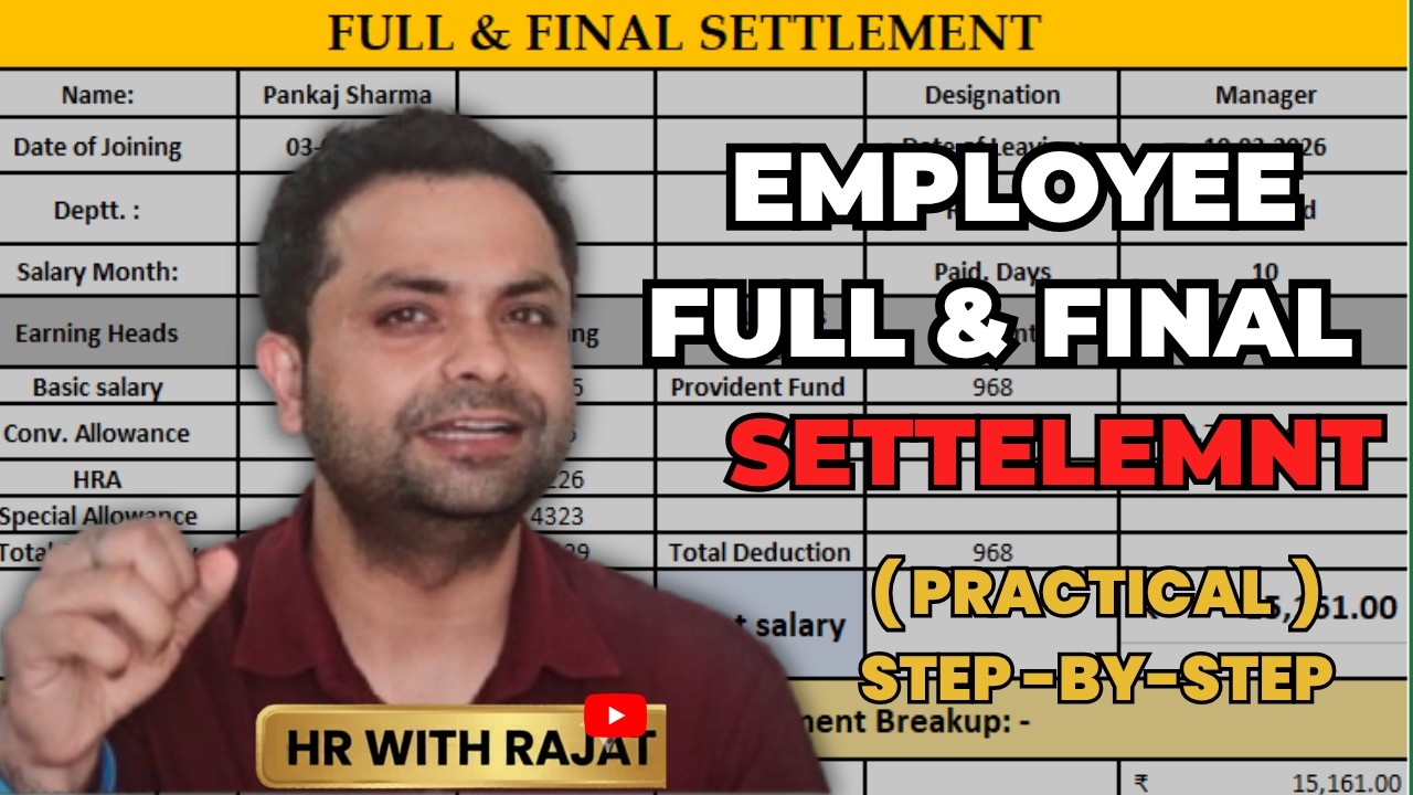 What is Full and Final Settlement? FnF Calculation with Notice Pay & Leave Encashment