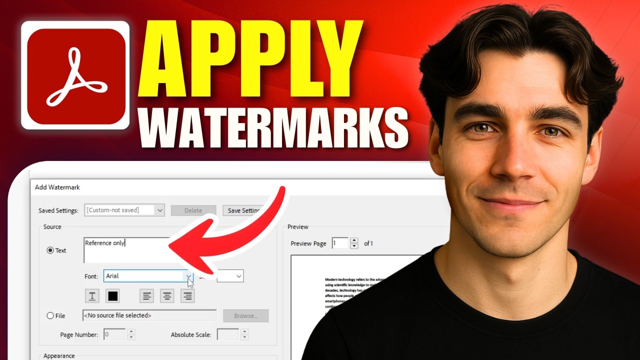 How To Apply Watermarks In Adobe Acrobat Pro (Tutorial 2026)