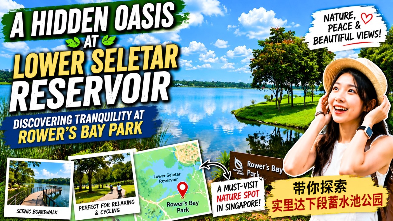 A Hidden Oasis of Tranquility at Rower's Bay Park Lower Seletar Reservoir Singapore 实里达蓄水池下段划艇湾公园