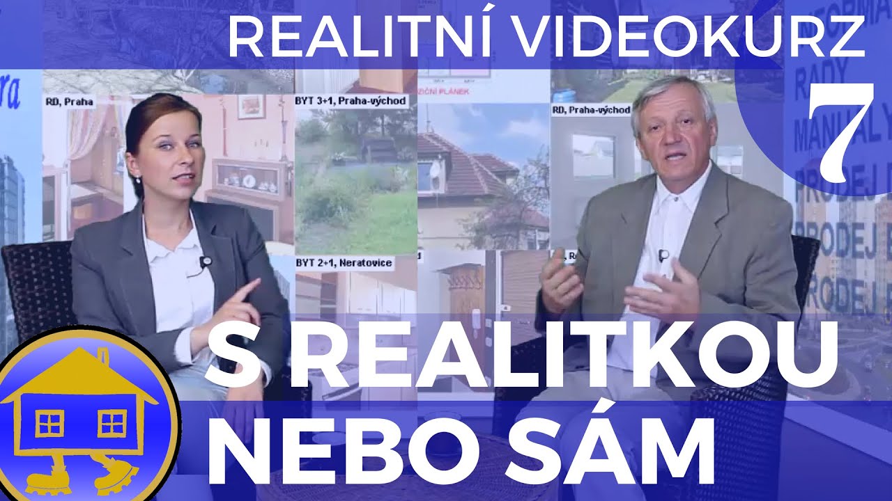 7. S realitkou nebo bez realitky? Dokáže prodat nemovitost obyčejný člověk sám?