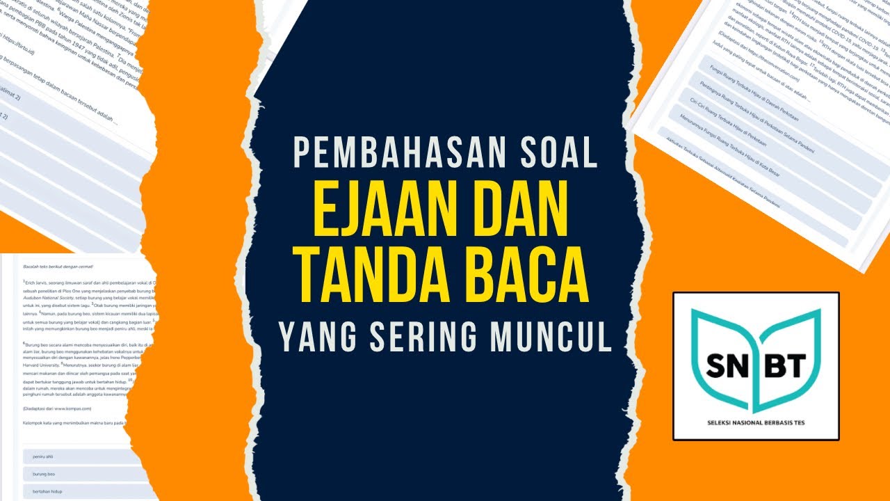 Bahas Soal Ejaan dan Tanda Baca