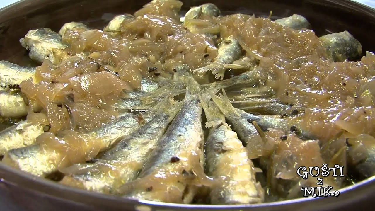 Srdela na savor (Domaća kuhinja Istre i Kvarnera) predjelo - Gušti z MIK-a