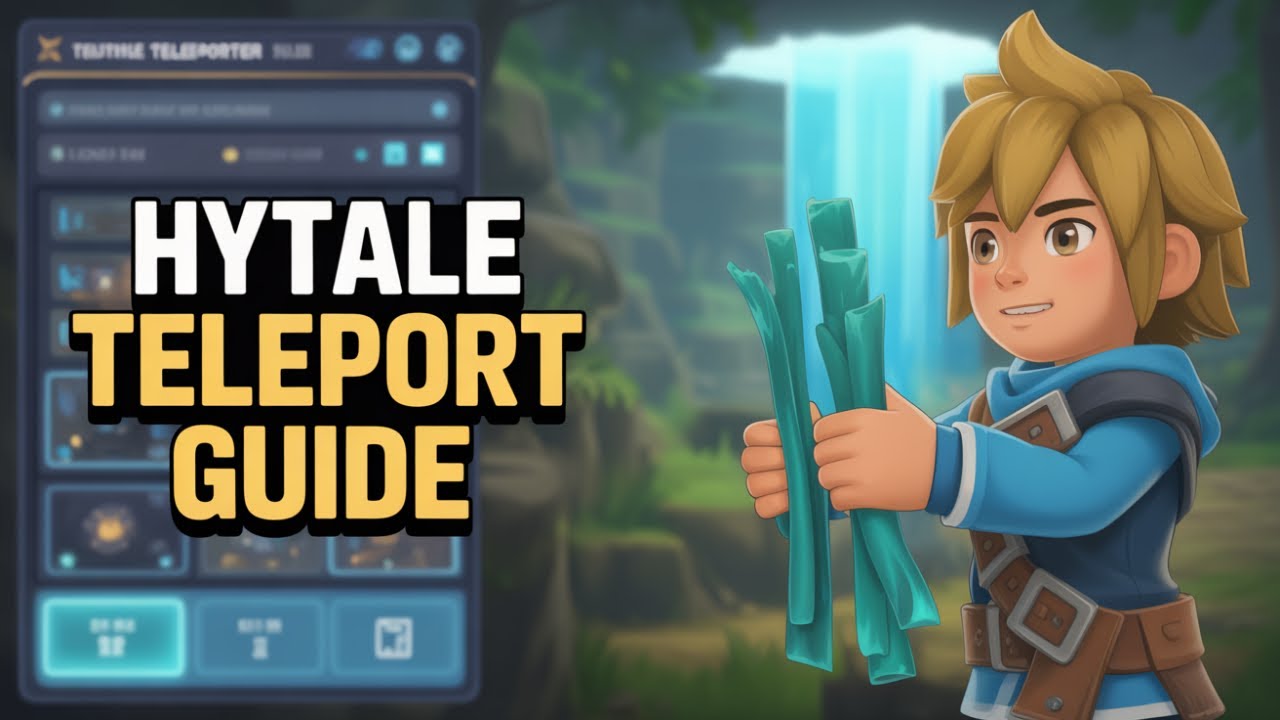 Hytale Teleporter Crafting Guide - Get Fast Travel NOW