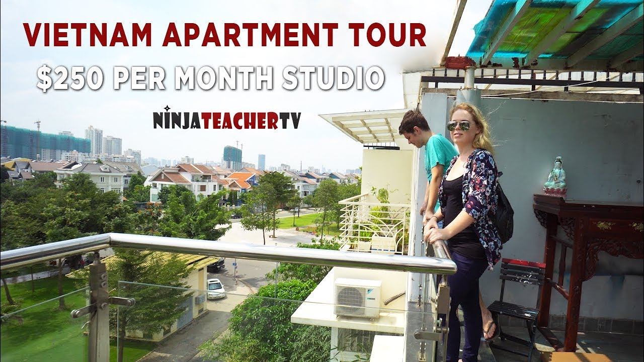 Vietnam Apartment Tour: $250 District 7 Studio (Ho Chi Minh City)