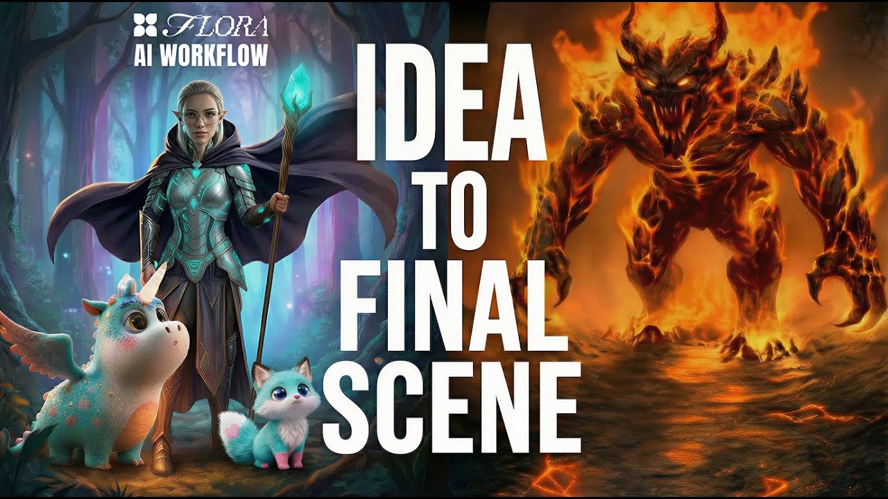 FLORA AI - How to Create a Fantasy Scene