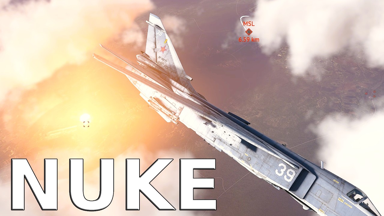 Su-24M High Altitude Nuke Run - War Thunder