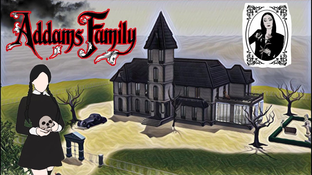 The Addams Family House - SIms 3 Speed Build (Stop Motion | No CC)