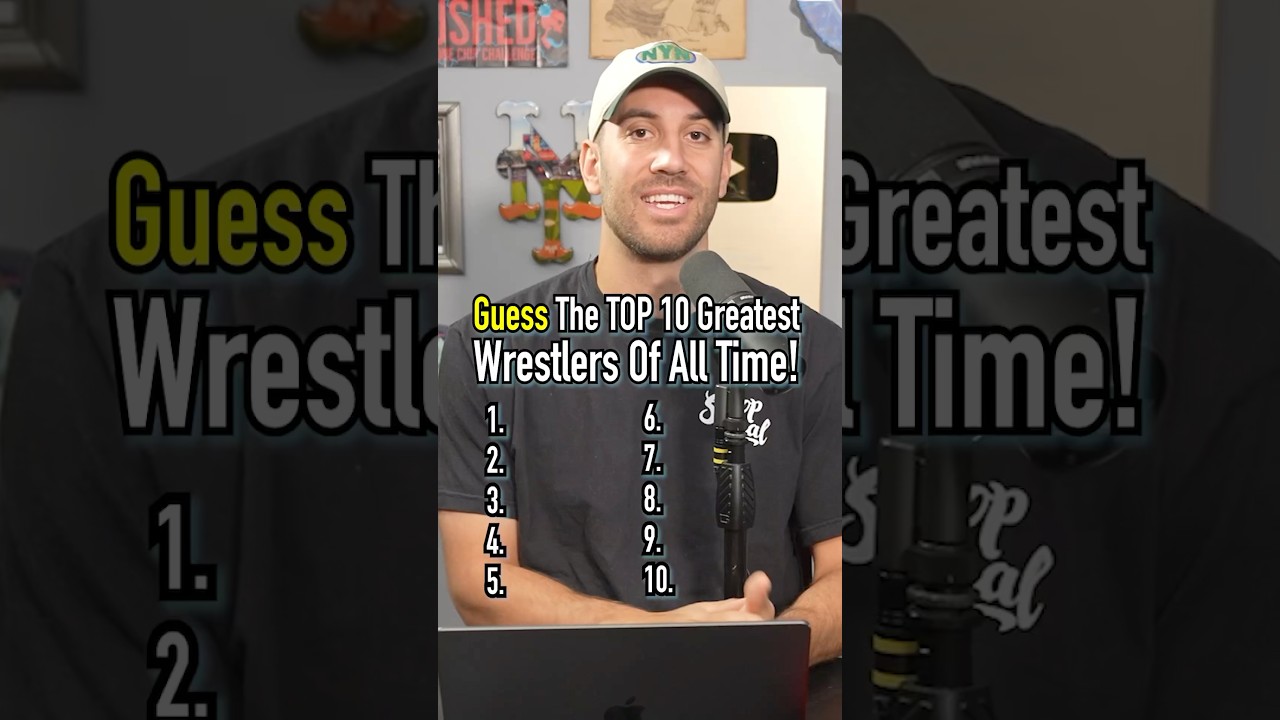 Guess The Top 10 Greatest Wrestlers Of All Time! #shorts #wrestling #wwe #top10 #guessinggame