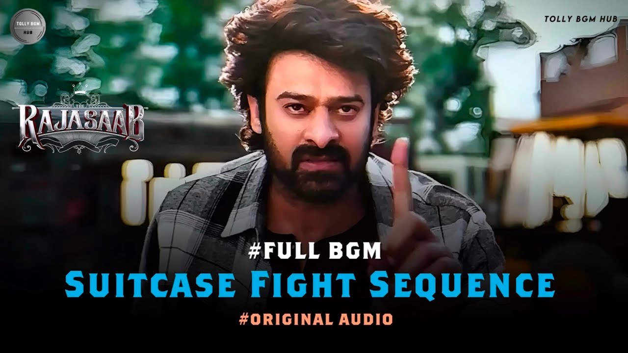Rajasaab | Suitcase Fight sequence Full BGM | Atmos Mix | Tolly BGM Hub | Thaman S | Prabhas |