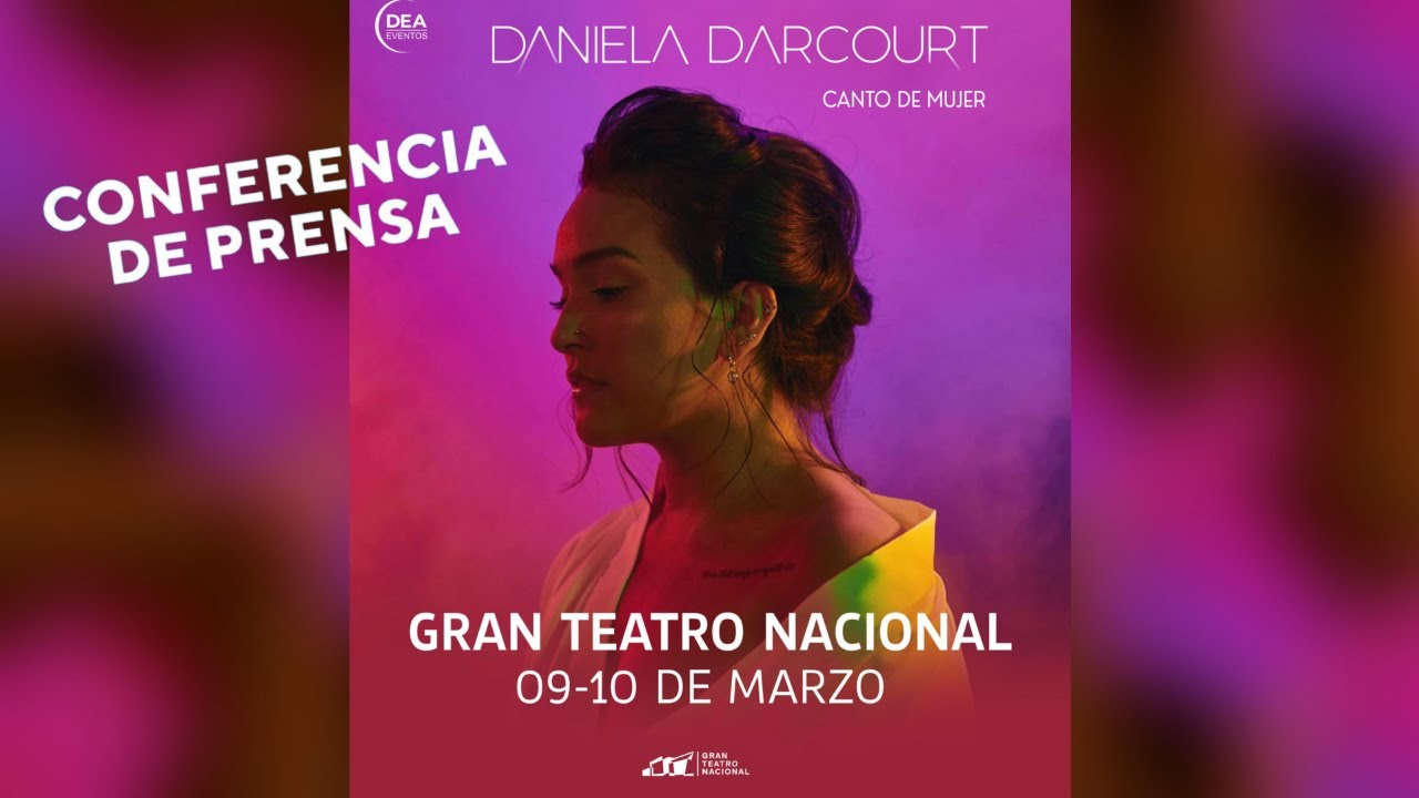 DANIELA DARCOURT CONCIERTO CANTO DE MUJER - CONFERENCIA PRENSA