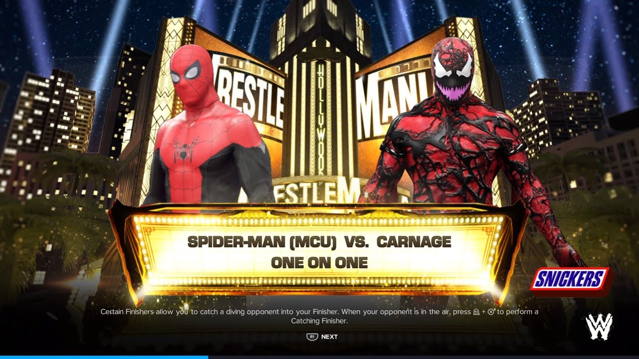WWE 2K24 Spider-Man VS CARNAGE