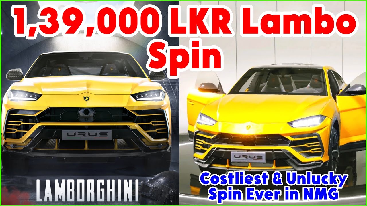 Worst Lamborghini spin in PUBG MOBILE History 😭139,000rs srilanka Money Wasted 😭