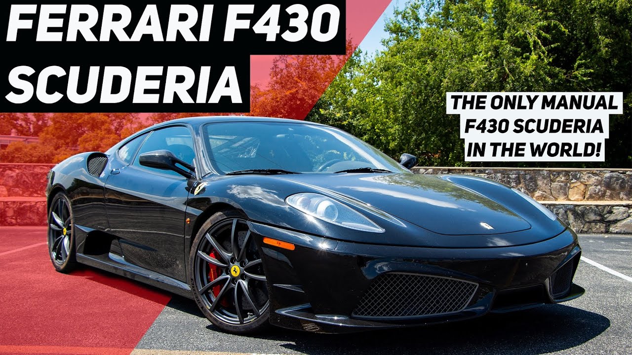 Ferrari F430 Scuderia 6-Speed Manual Driven!
