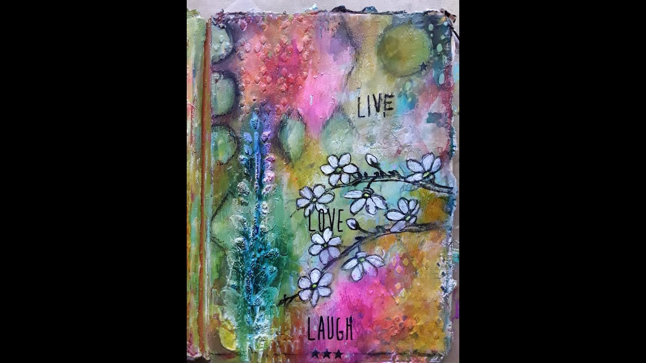 Mixed Media art journal ( altered book)