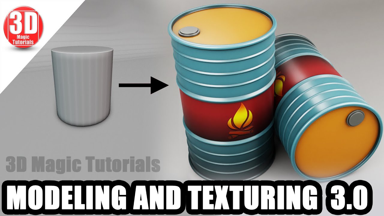 Blender 3.0 - 3D Modeling and Texturing Tutorial / Beginner