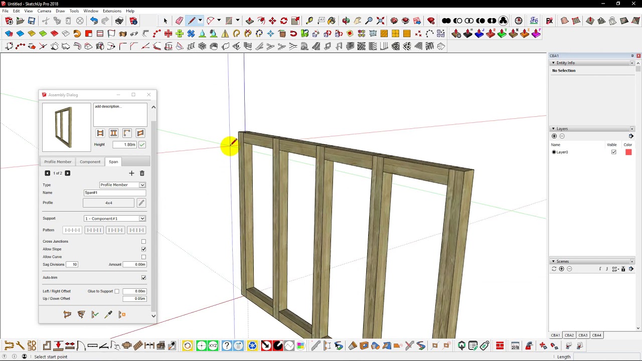 การสร้างหน้าต่างจาก 1001Bit และ Profile Builder 3