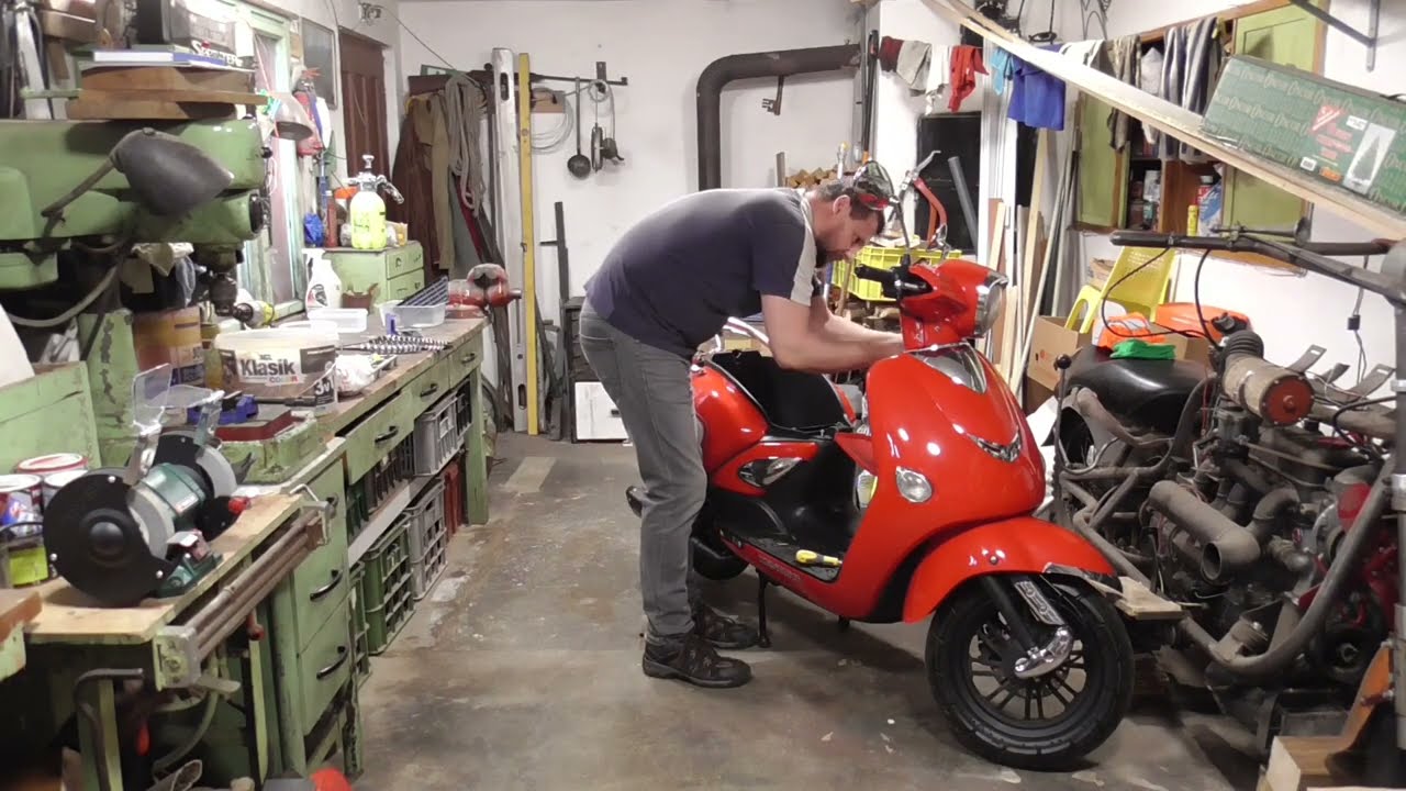 Kentoya 125 Shine  Rozebrání skútru
