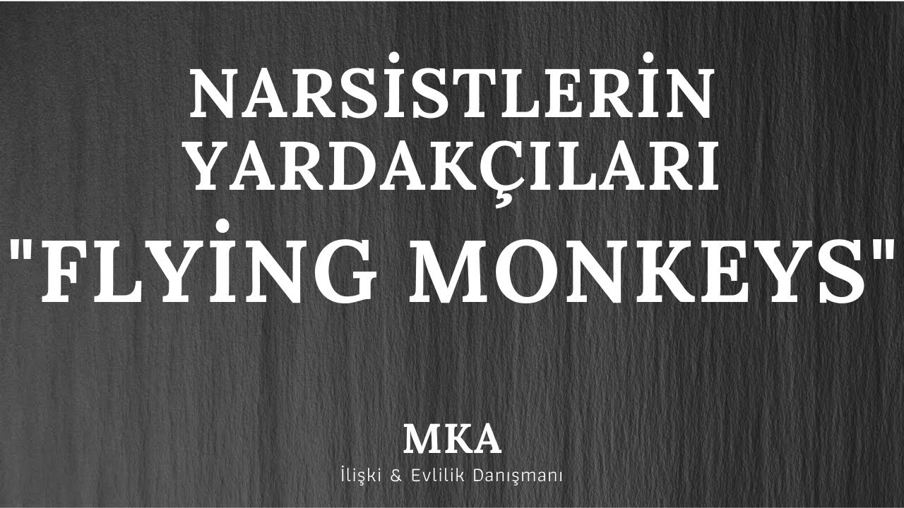 Narsistlerin Yardakçıları FLYİNG MONKEY | Narsizm