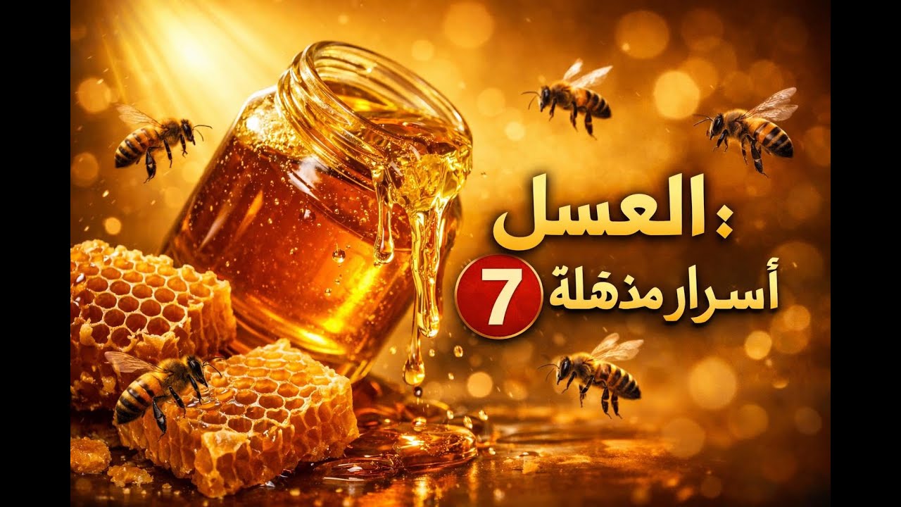 العسل  7 أسرار مذهلة لن يخبرك بها أحد! 🍯 ذهب سائل يشفي المستحيل
