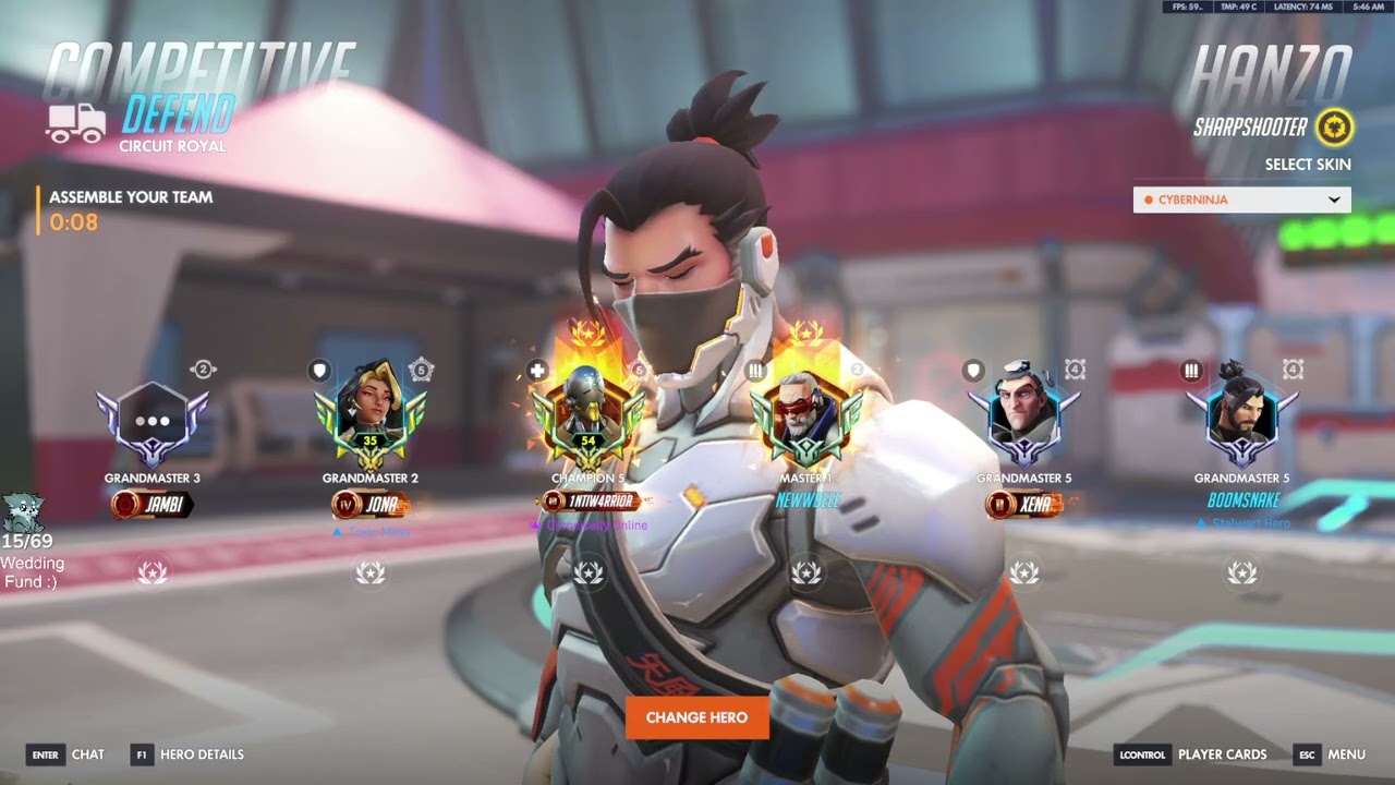 22k DMG AS HANZO! IDDQD PRO HANZO OVERWATCH SEASON 1 GAMEPLAY