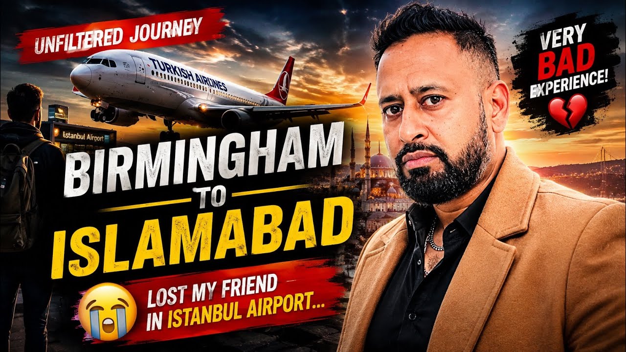 Birmingham to Islamabad via  Istanbul | Travel Vlog