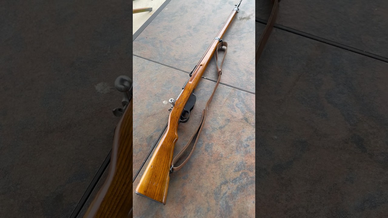 Steyr m95 long rifle shooting 