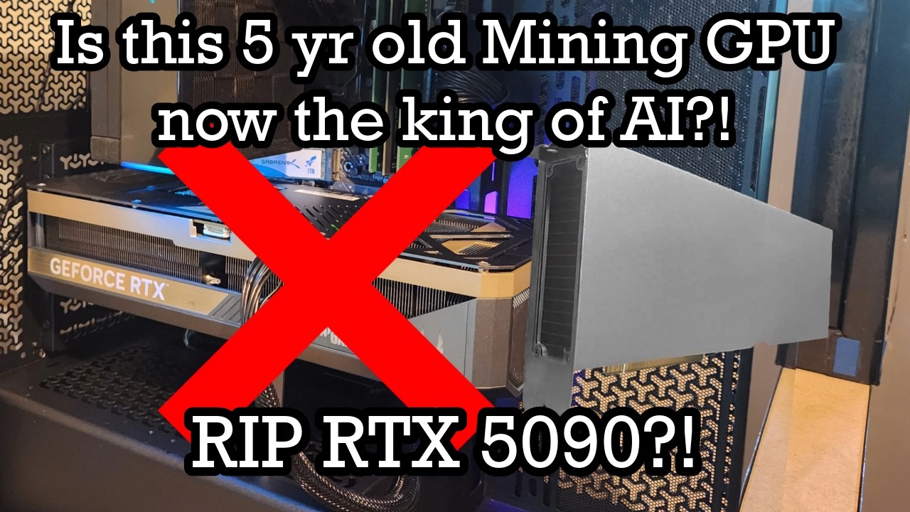 Неужели эта 6-летняя видеокарта обошла RTX 5090 в задачах по ИИ?!