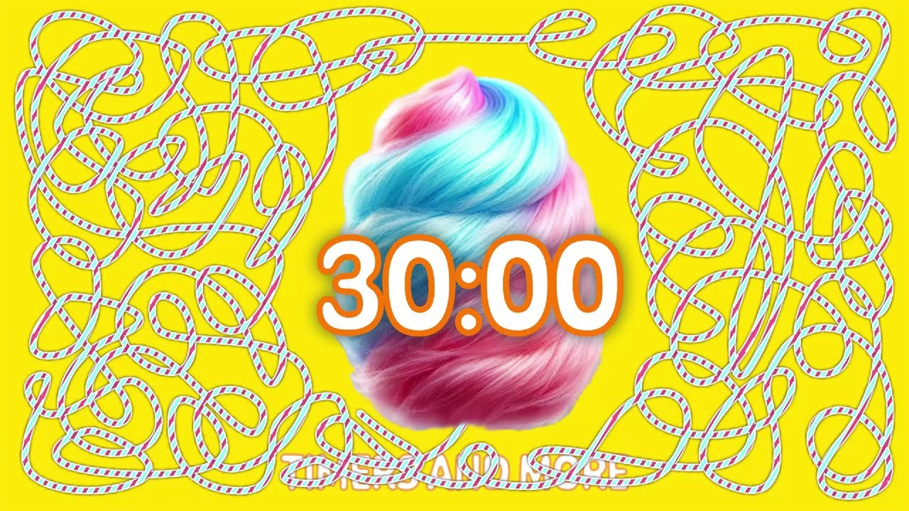 30 Minute Cotton Candy Bomb 💣 Timer