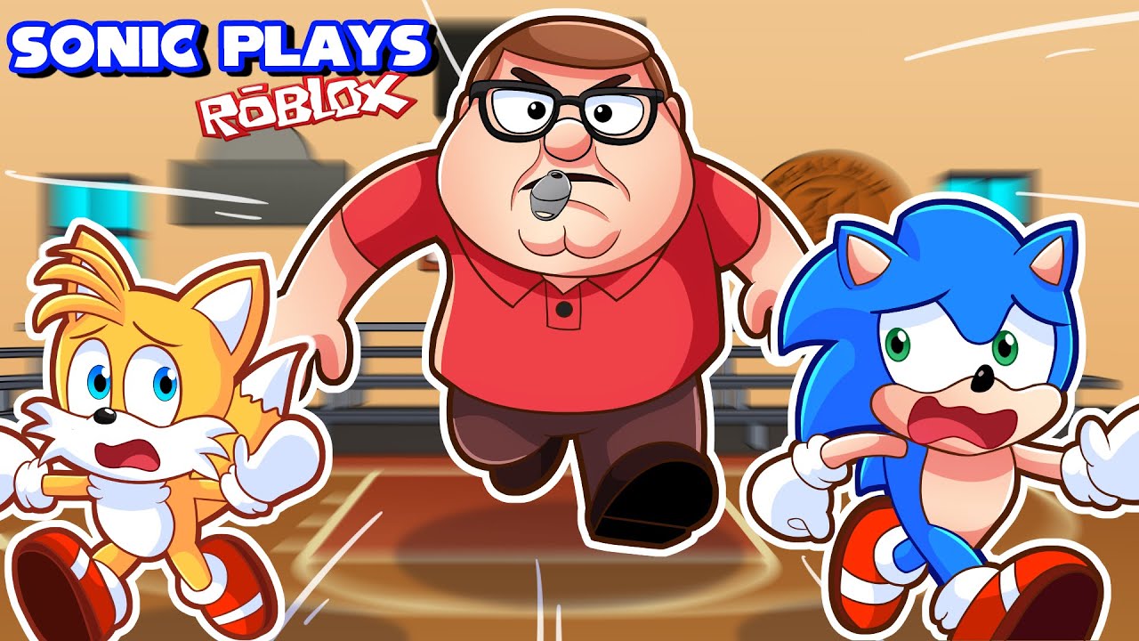 🦔 ESCAPE SCARY PETER GRIFFIN with Tails! | Sonic Plays Roblox Escape Coach Griffin School Run!
