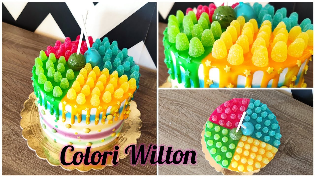 COLORANTI WILTON PER COLORARE LA GANACHE AL CIOCCOLATO BIANCO