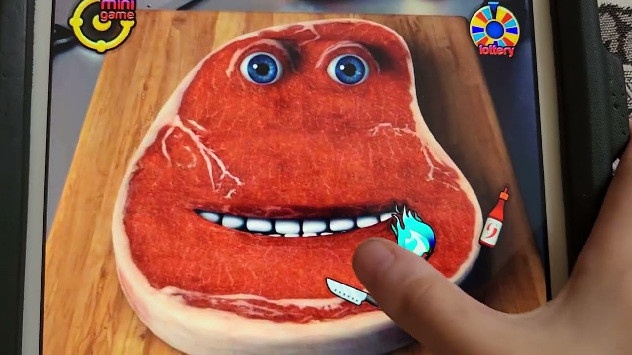 SB Movie: Shark Puppet plays The Steak Charlie Animations!