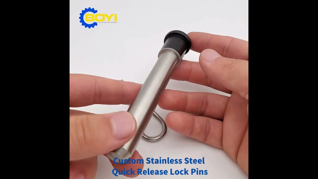 Round handle stainless steel Hitch Pin with R Clip