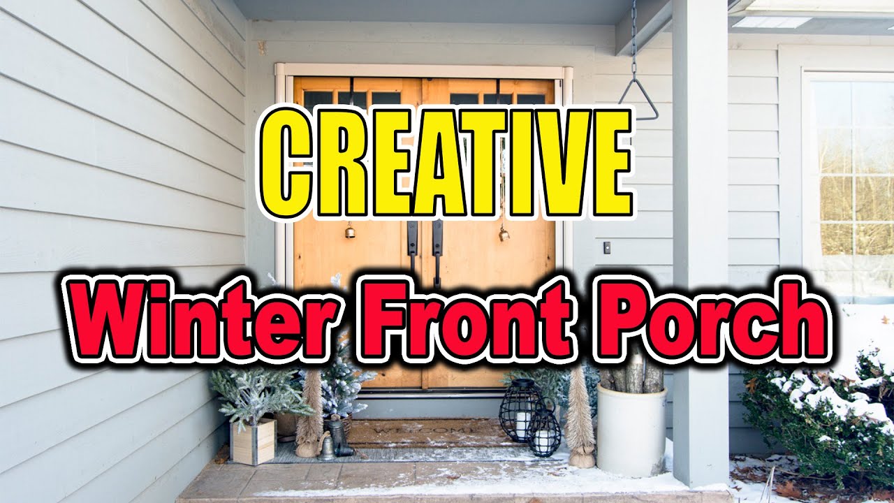 Trendy Winter Front Porch Decorating Ideas | Home Interior Design