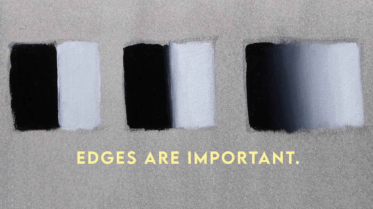 Let's practice EDGES in oil painting!  PT. 1