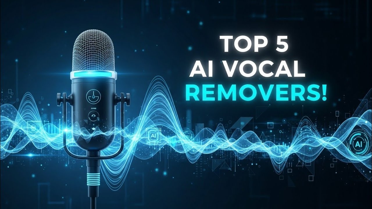 &ldquo;Top 5 Free AI Vocal Remover Tools (2025) &ndash; Remove Vocals in Seconds!&rdquo;