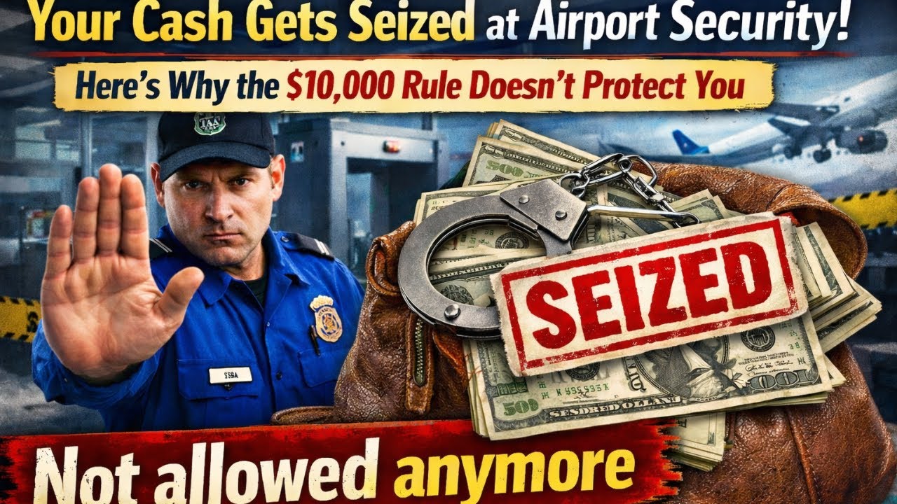 Your Cash Gets Seized at Airport Security | Here's Why the $10,000 Rule Doesn't Protect You