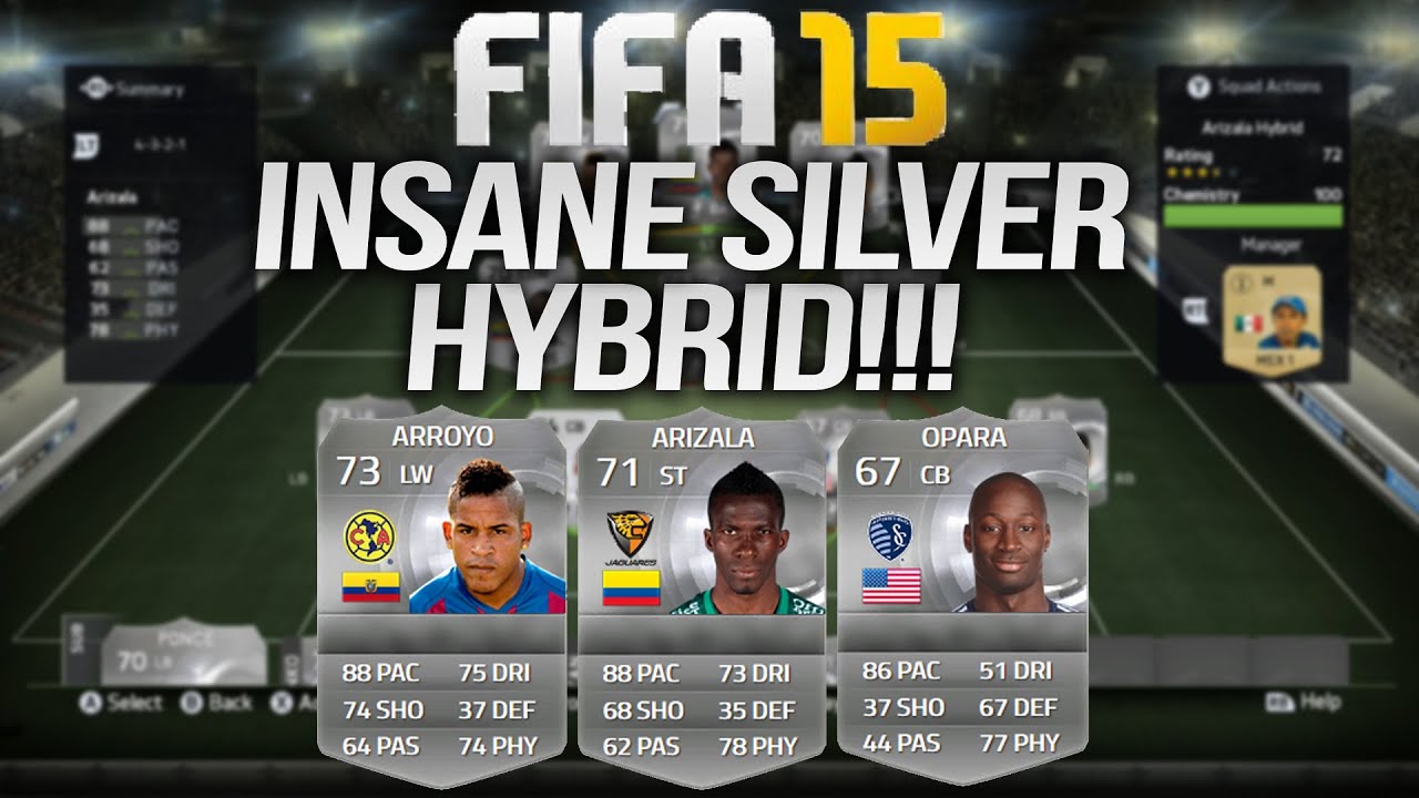 Fifa 15 - Insane Silver Hybrid For 80k! FT Arroyo, Arizala & Opara!
