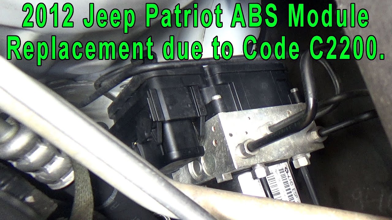 Avoid costly repairs! Replace and initialize your Jeep Patriot ABS module with the Xtool D8BT. C2200