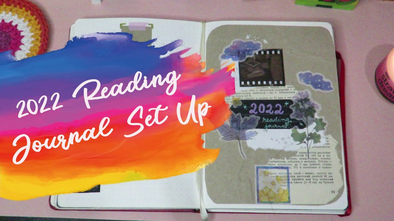 2022 reading bullet journal set up ✨ bookish spreads & challenges